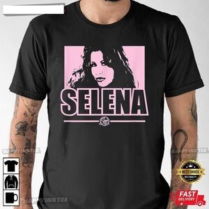 Selena Quintanilla Selena Pink Block T-Shirt